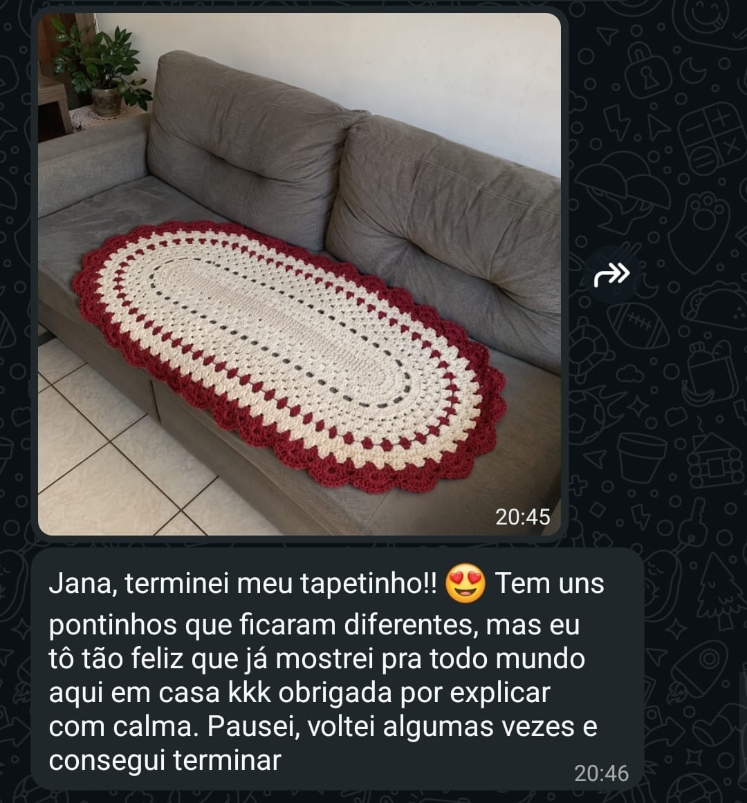 Mensagem enviada por Ana Maria, 53 anos